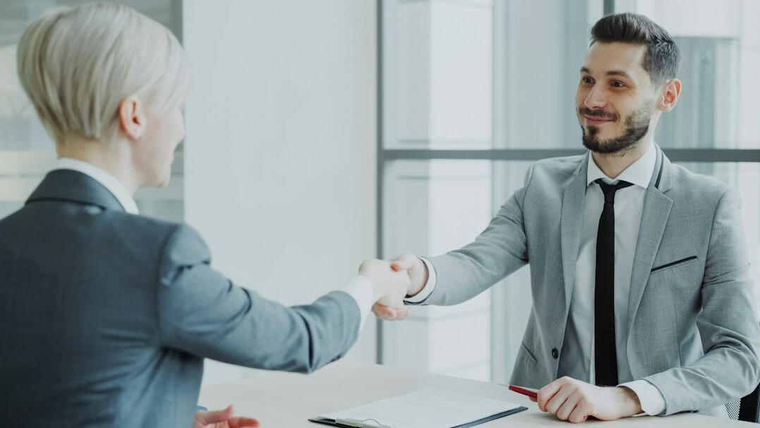 man leading negotiation